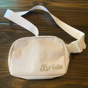 White Bride Belt Bag